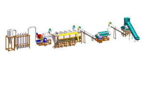 PE Film Washing Line Work Principle