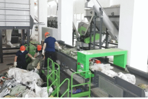 Contaminated Woven Bag Recycling