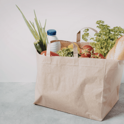 Trituração de sacos plásticos pós-consumo