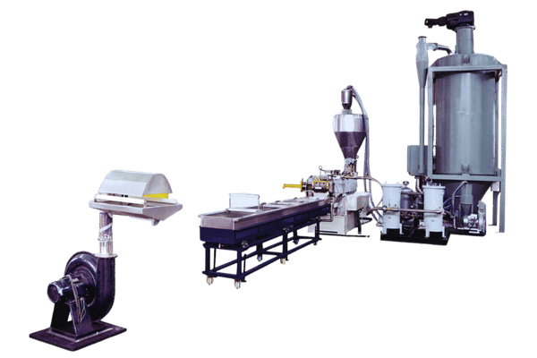 Equipamento de linha de pelotização de plástico