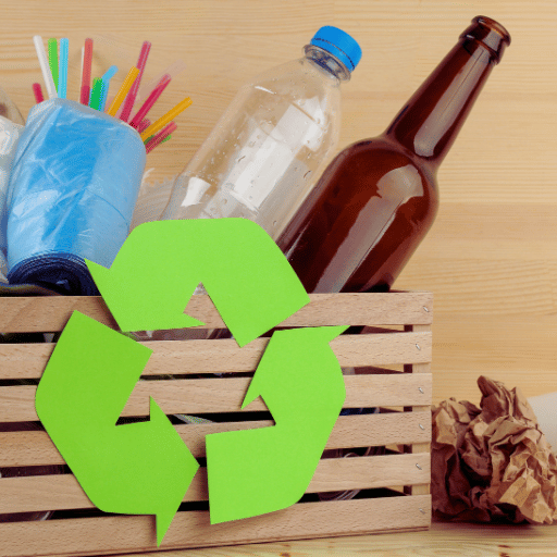 Reciclagem de contêineres de HDPE e PP