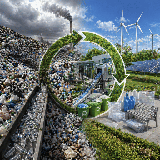 La crisis de los plásticos lineales: el problema del 91% y por qué es importante una economía circular