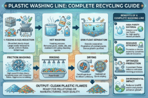 Guia completo de reciclagem da linha de lavagem de plástico