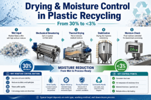 Drying & Moisture Control in Plastic Recycling: From 30% to