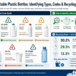 Botellas de plástico reciclables: identificación de tipos, códigos y tasas de reciclaje