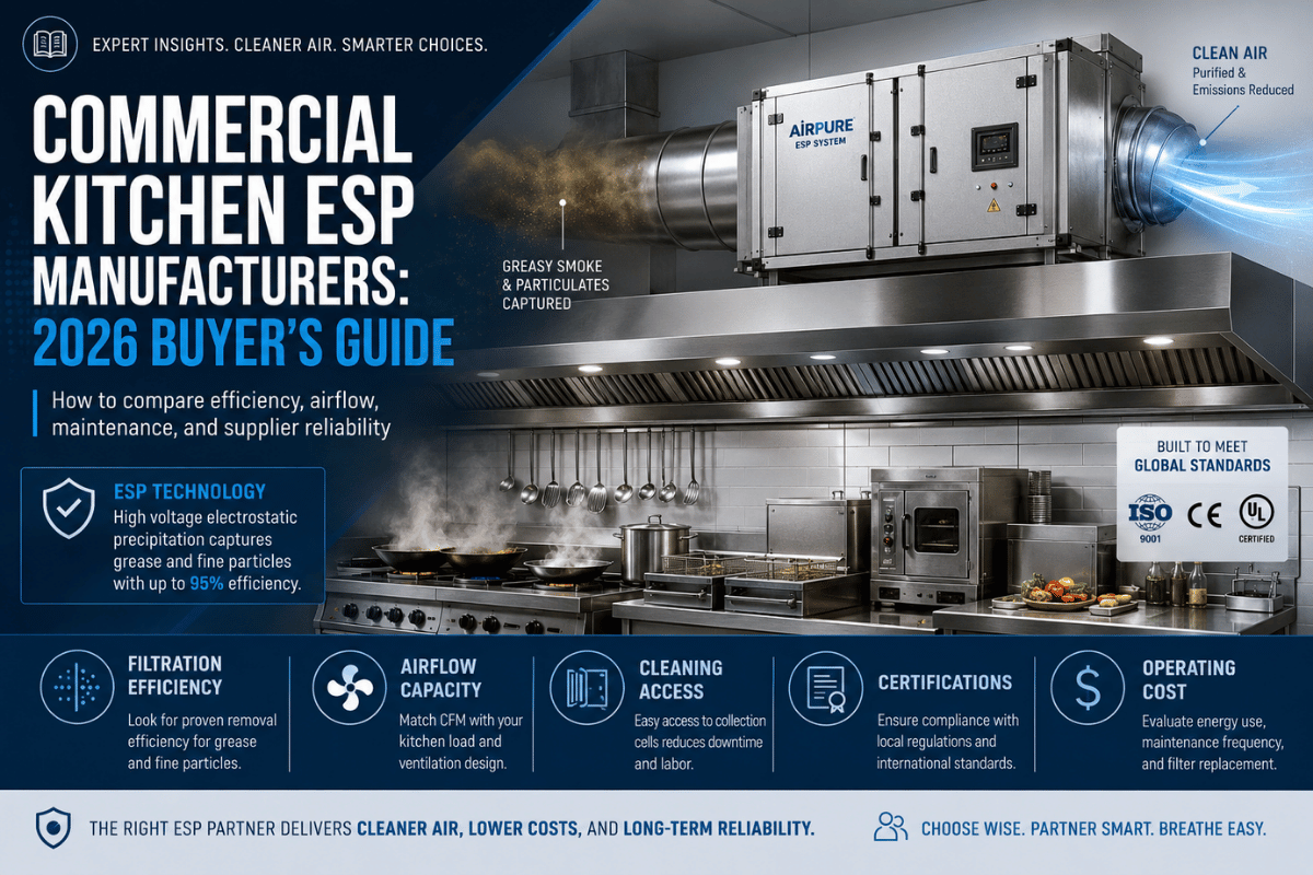 Commercial Kitchen ESP Manufacturers: 2026 Buyer's Guide