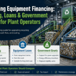 Recycling Equipment Financing: Leasing, Loans & Government Grants for Plant Operators