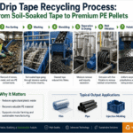 Drip Tape Recycling Process: From Soil-Soaked Tape to Premium PE Pellets