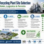 Plastic Recycling Plant Site Selection: Power, Water, Logistics & Permits