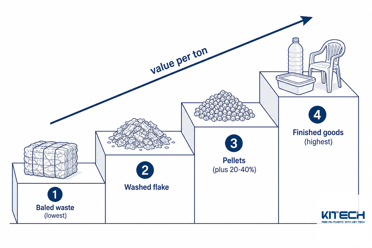 Where the Money Comes From: Flakes vs Pellets vs Finished Goods — Kitech