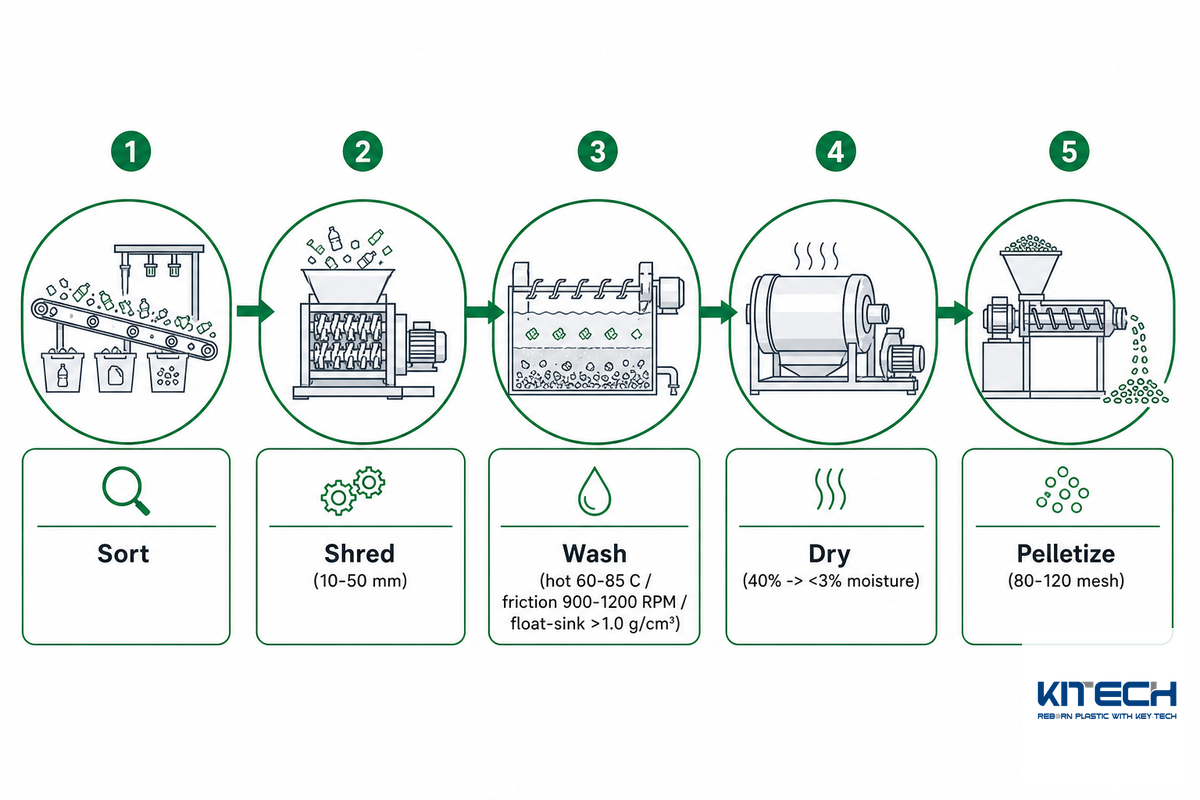 Mechanical Recycling: How It Works (and Where It Hits a Wall) — Kitech
