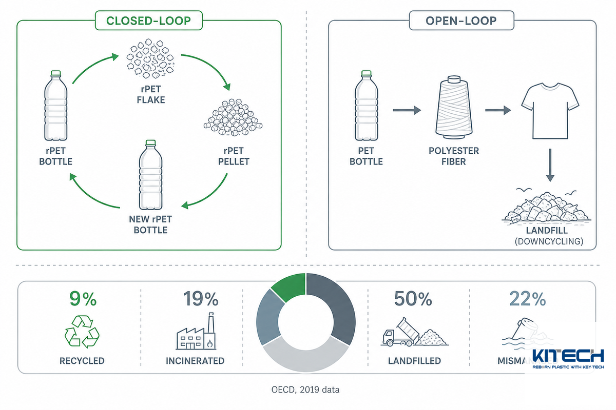 Closed-Loop vs Open-Loop: Why Recyclable Does Not Mean Recycled — Kitech