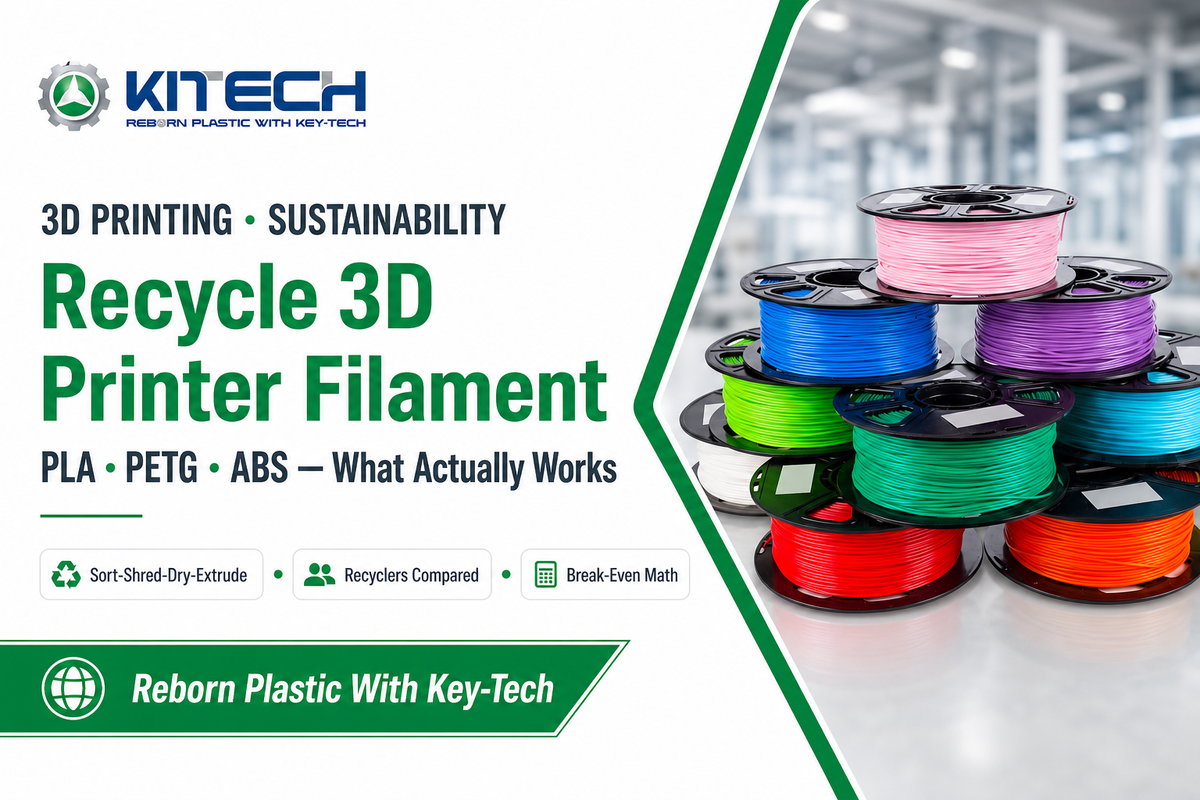 Recycle 3D Printer Filament: PLA, PETG & ABS Guide (2026)