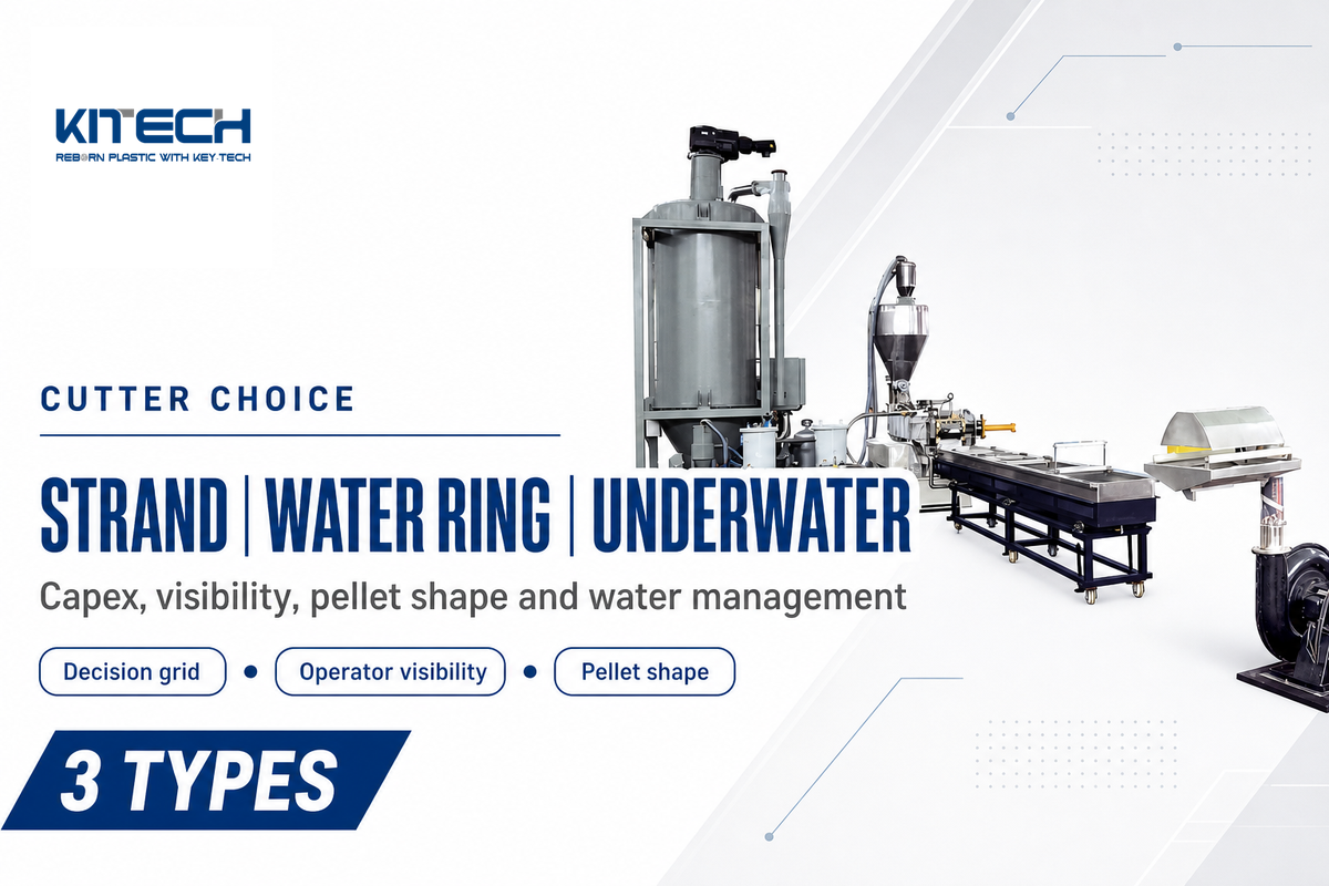 3-Type PET Pelletizing Decision Matrix — Kitech