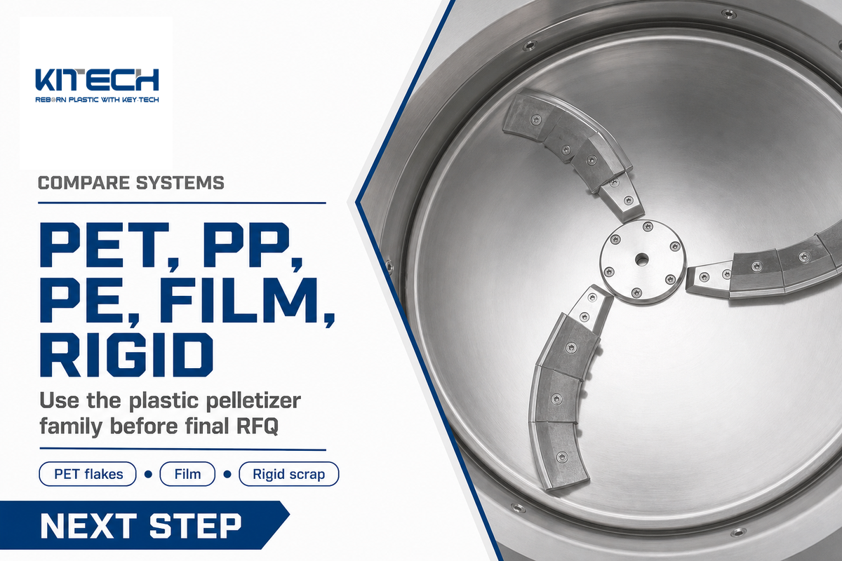 Next Step: Compare Plastic Pelletizer Systems — Kitech