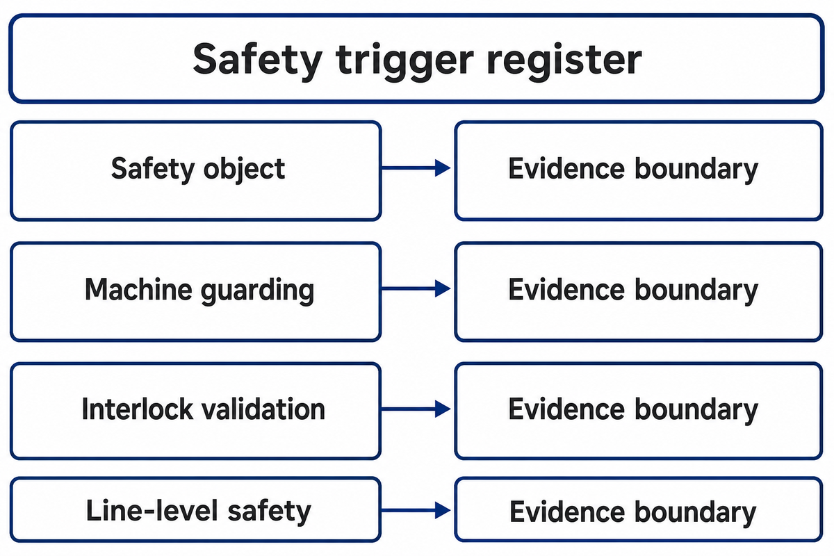 Use a Safety Trigger Register Instead of a Compliance Claim