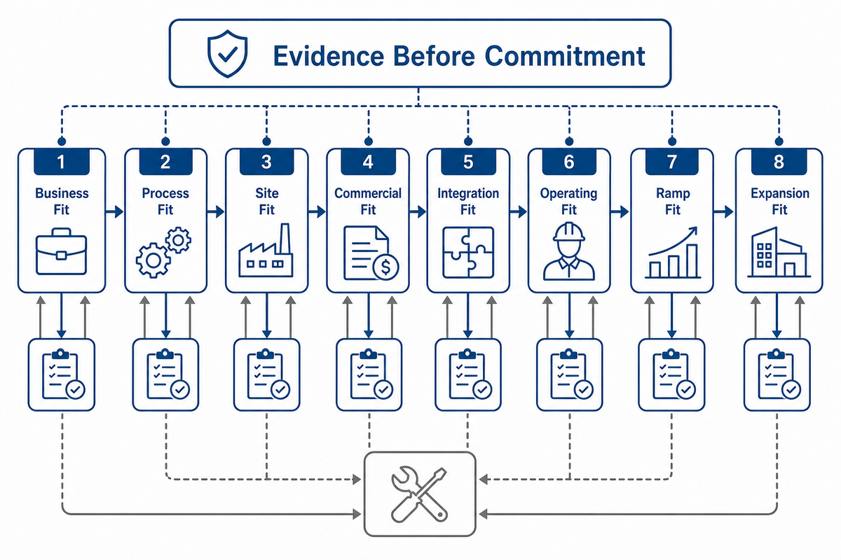 Eight-state capital-release evidence chain for phased investment