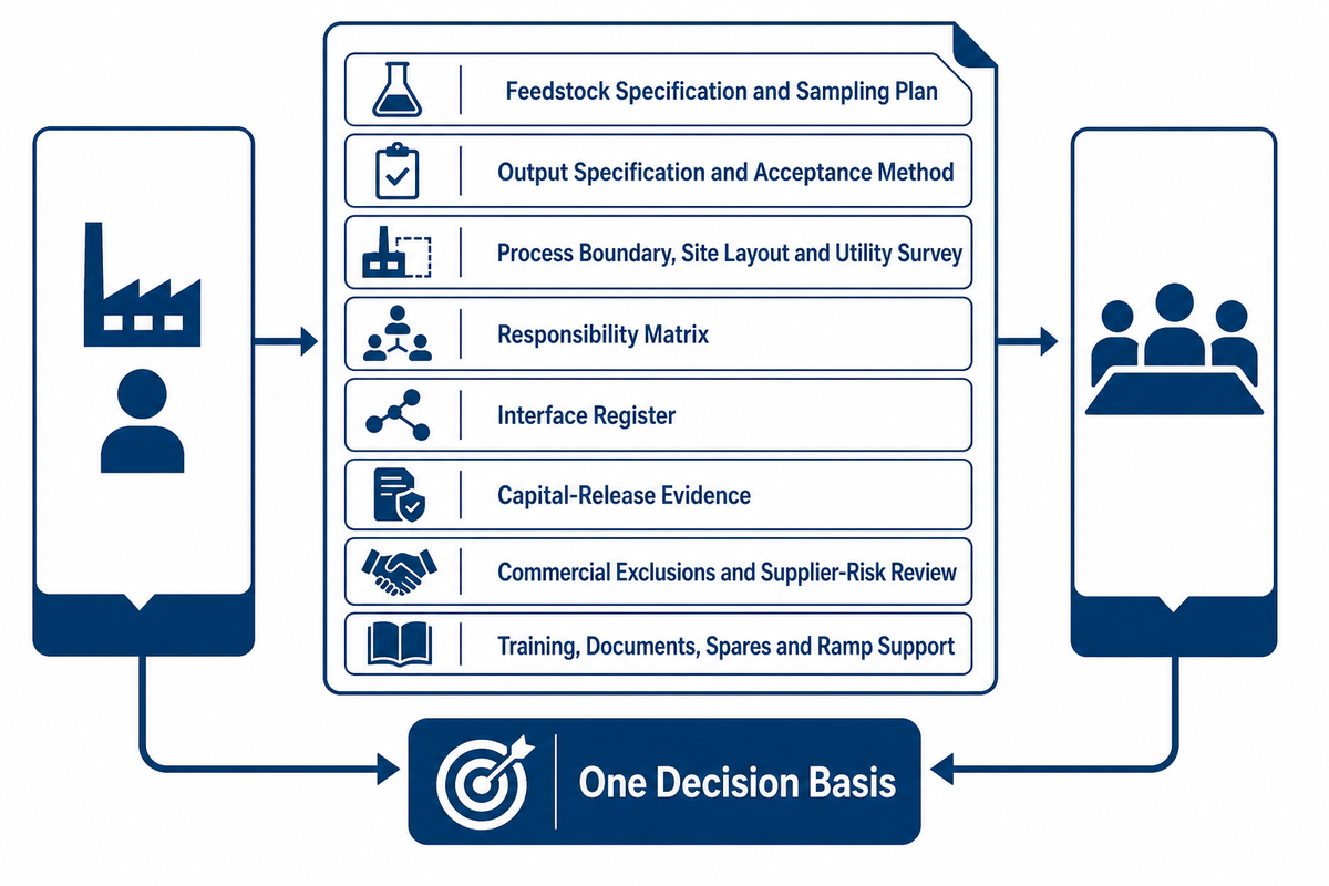 Recycling line request-for-quotation and capital-committee checklist