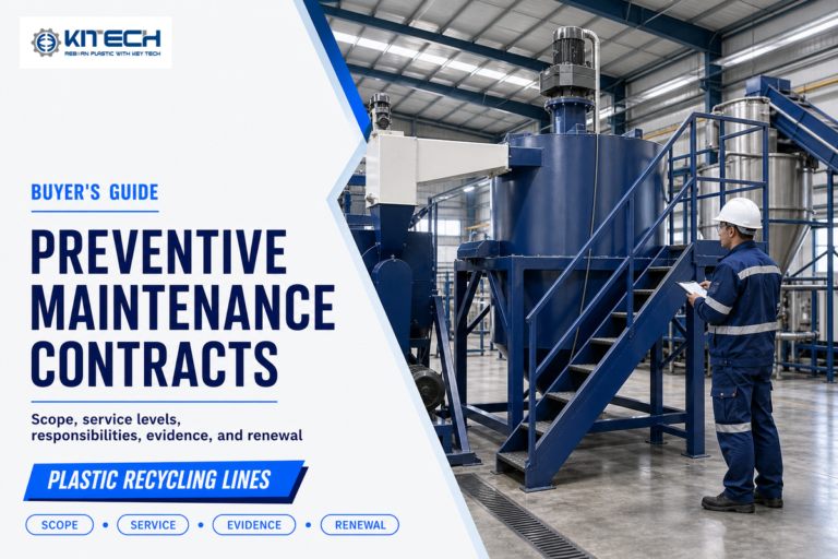 Preventive Maintenance Contracts for Plastic Recycling Lines